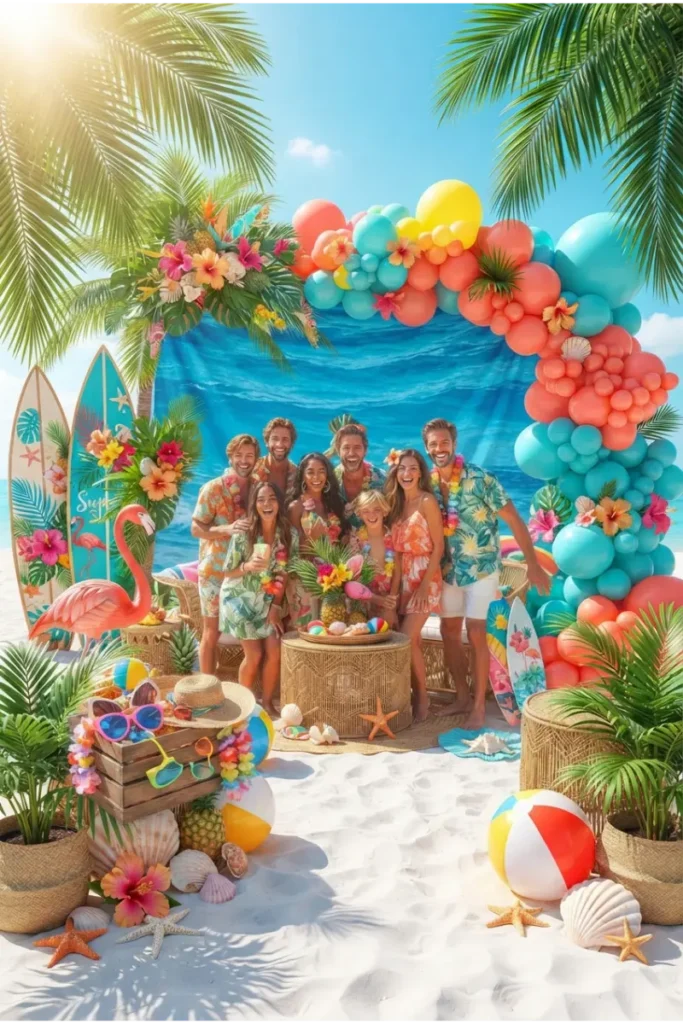 Create a Beach Photo Booth