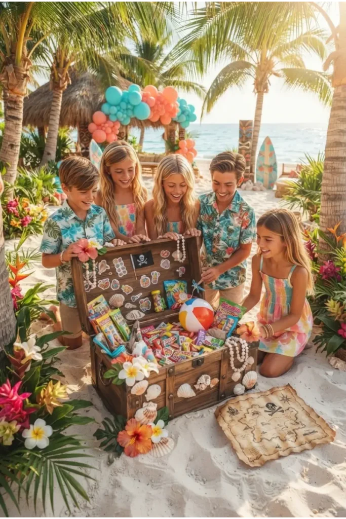 Host a Beach-Themed Treasure Hunt