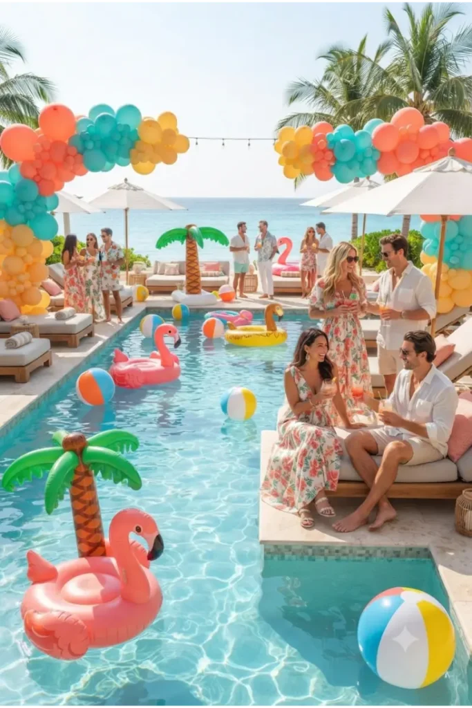 Host a Poolside Beach Party