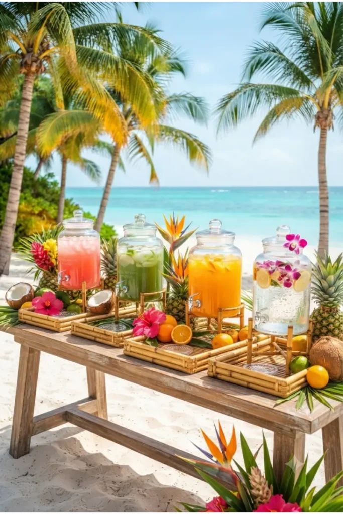 Create a Tropical Mocktail Bar