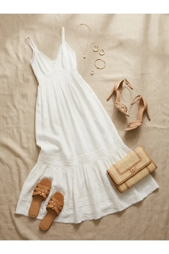 Long White Summer Dresses