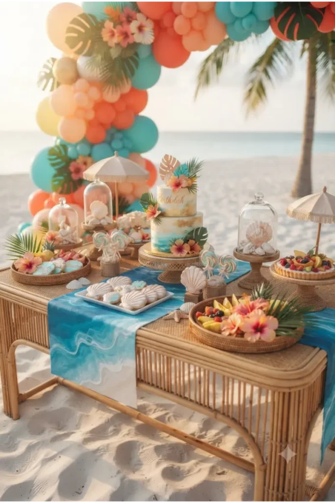  Create a Beach-Themed Dessert Table