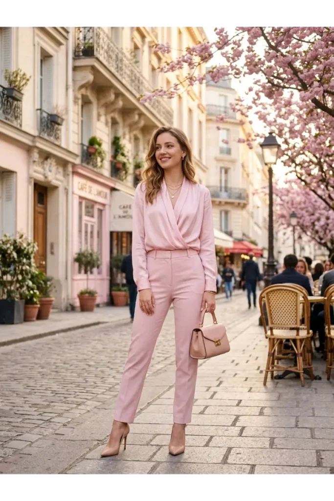 Monochrome Baby Pink Outfit