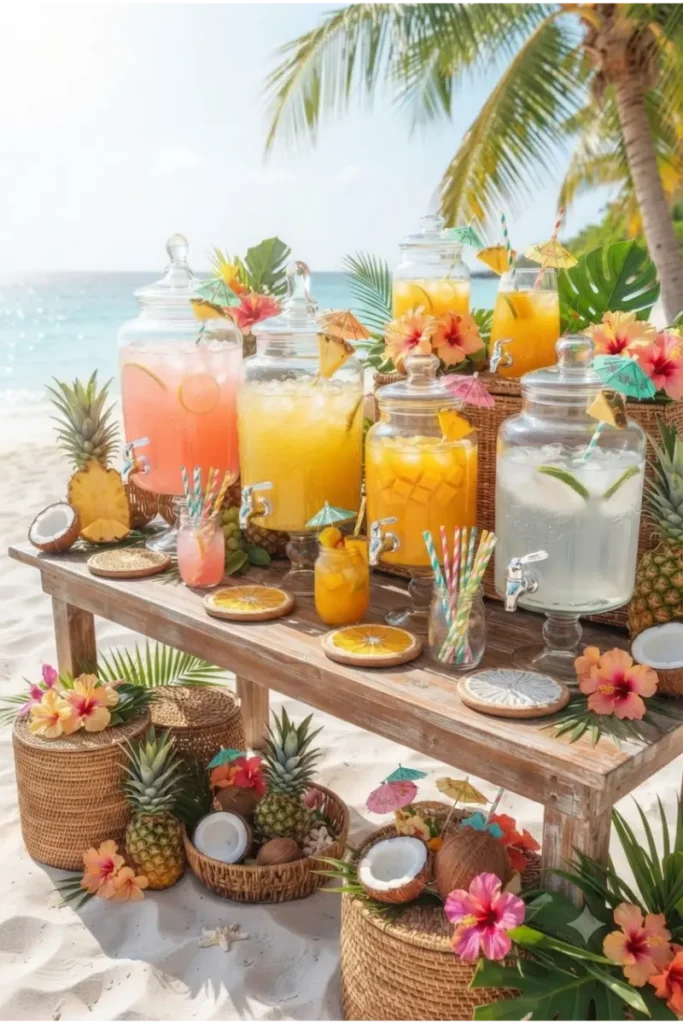 Set Up a DIY Lemonade or Mocktail Station