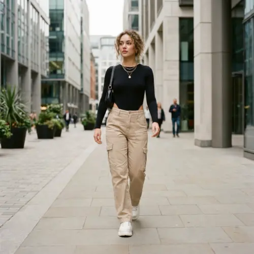 Cargo Pants with a Bodysuit