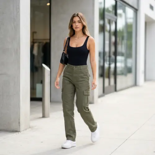 Cargo Pants with a Bodysuit