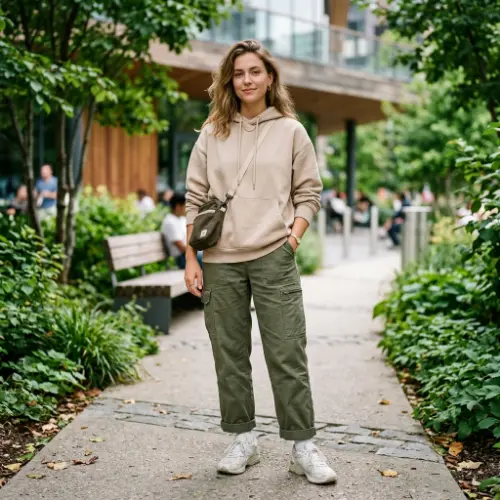 Cozy Hoodie and Cargo Pants