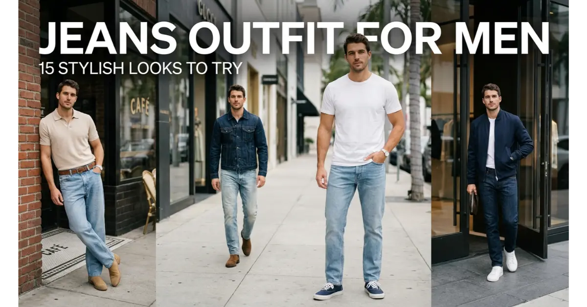 15 Best Jeans Outfit for Men - Trending Styles 2026 6 jeans outift for men