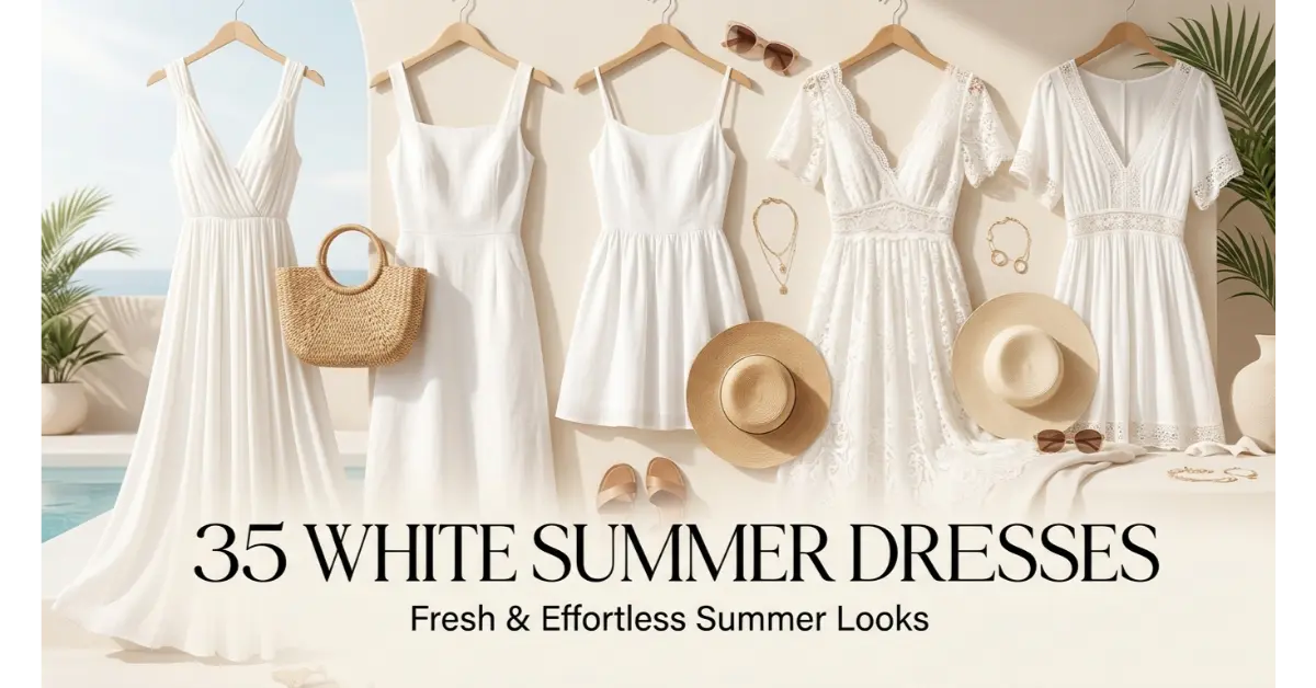 white summer dresses