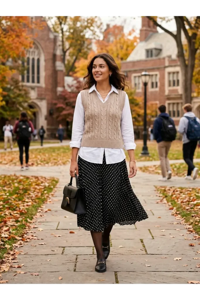 Sweater Vest and Button-Down Shirt