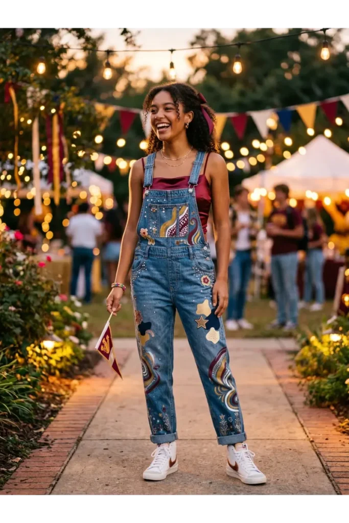 Senior Spirit Jeans and Pants: 25 Creative Ideas for Senior Year, Homecoming & School Spirit 13 Homecoming Overalls
