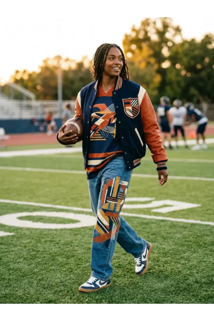 Senior Spirit Jeans and Pants: 25 Creative Ideas for Senior Year, Homecoming & School Spirit 15 Spirit Jeans with a Jersey Number