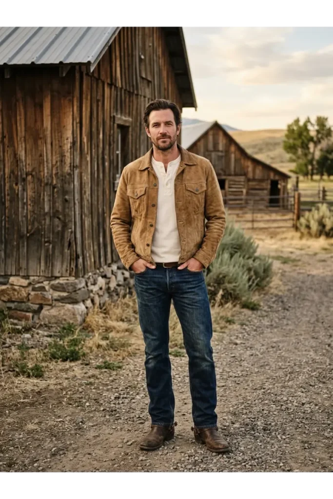 Western Outfit with a Suede Jacket