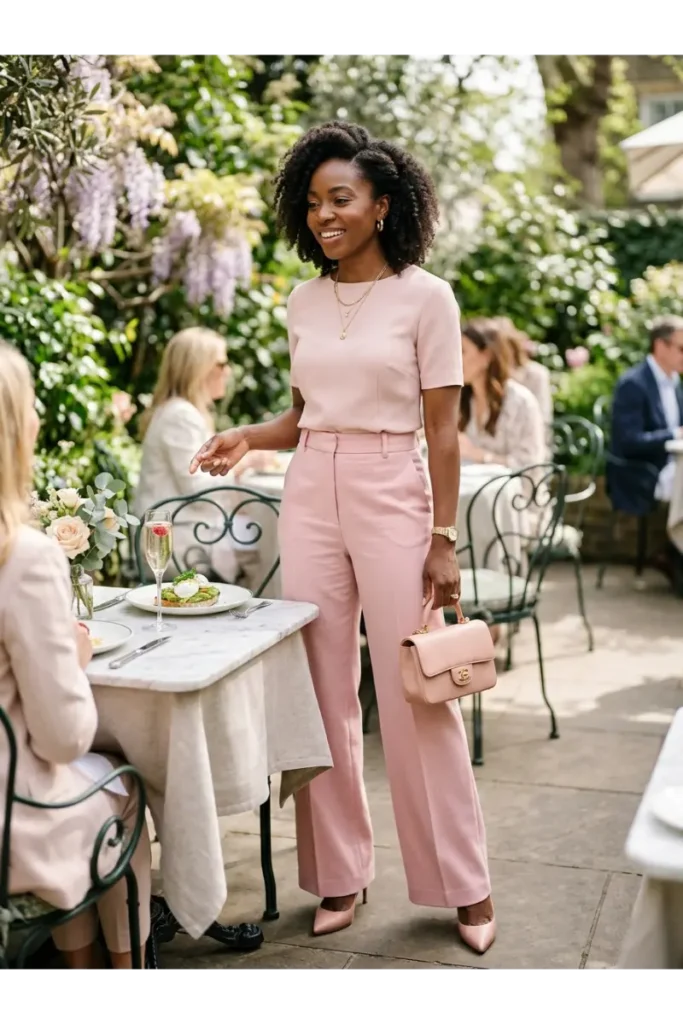 Brunch Outfit Ideas Black Women: 25 Stylish Looks for Every Vibe 16 Monochrome Brunch Outfit