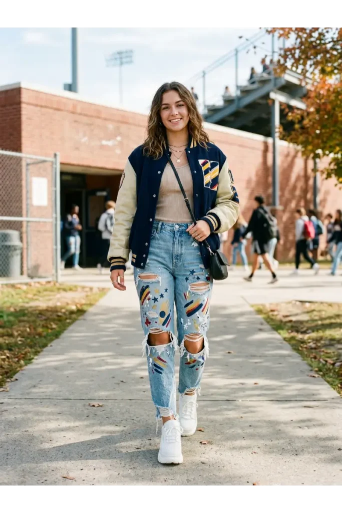 Senior Spirit Jeans and Pants: 25 Creative Ideas for Senior Year, Homecoming & School Spirit 18 Distressed Senior Spirit Jeans