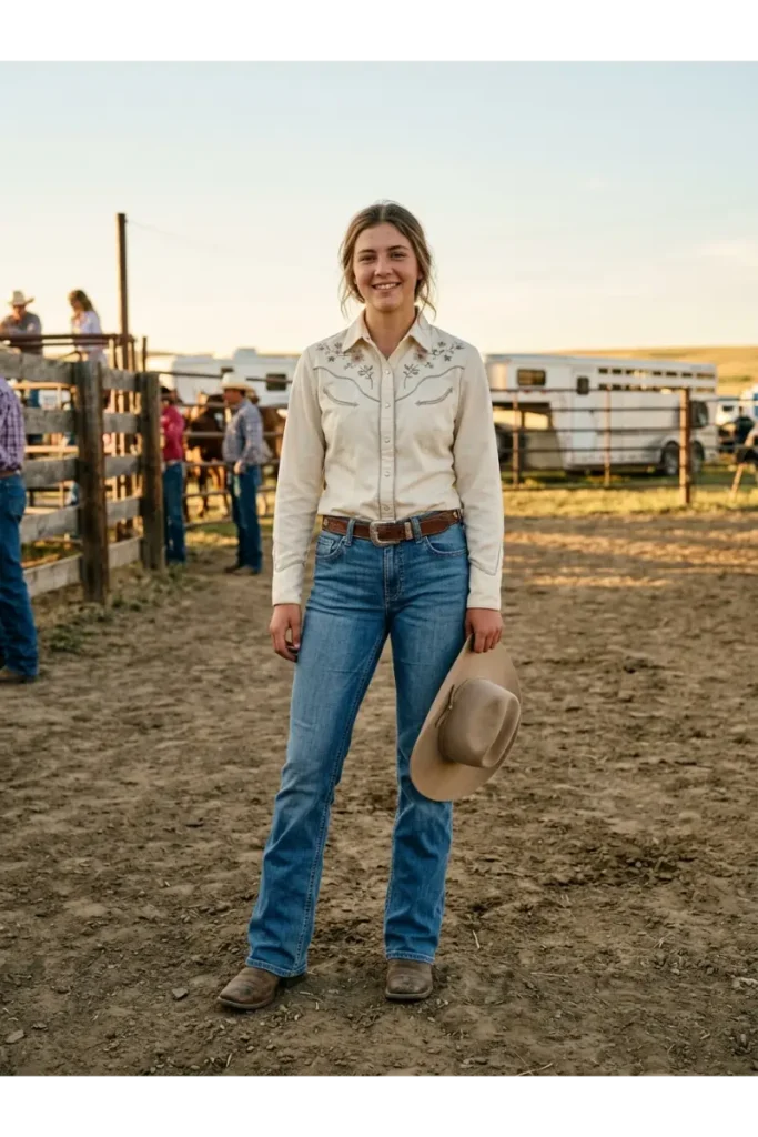 Cowboy Outfits for Women: Stylish Western Looks That Feel Modern 19 Rodeo Outfit for Women