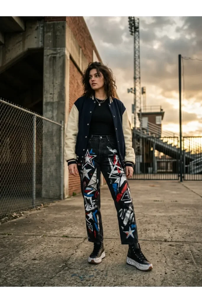 Senior Spirit Jeans and Pants: 25 Creative Ideas for Senior Year, Homecoming & School Spirit 20 Black Spirit Jeans