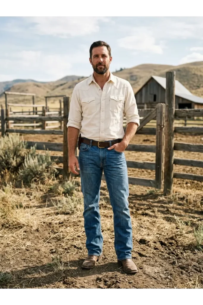 Cowboy Outfit with Bootcut Jeans