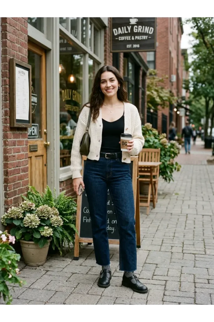 Soft Alternative Outfit With a Cardigan