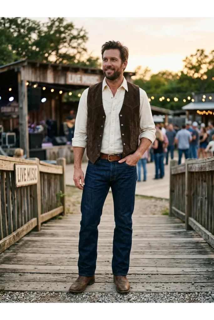Cowboy Outfit with a Vest