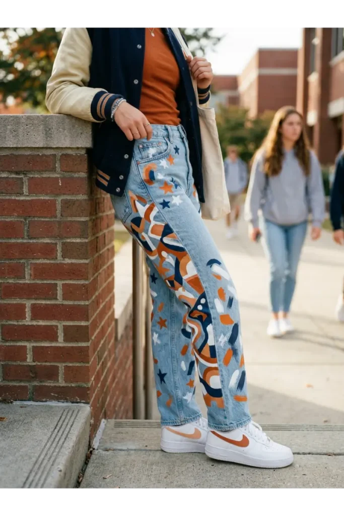 Senior Spirit Jeans and Pants: 25 Creative Ideas for Senior Year, Homecoming & School Spirit 4 Graduation Year Jeans