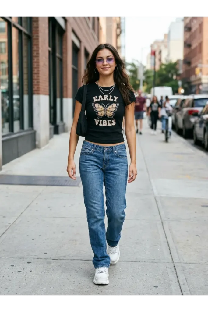Y2K Alternative Fashion With Low-Rise Jeans