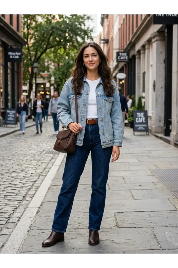 Denim Outfits for Women: 12 Stylish Looks to Wear on Repeat 7 Denim Jacket With Jeans
