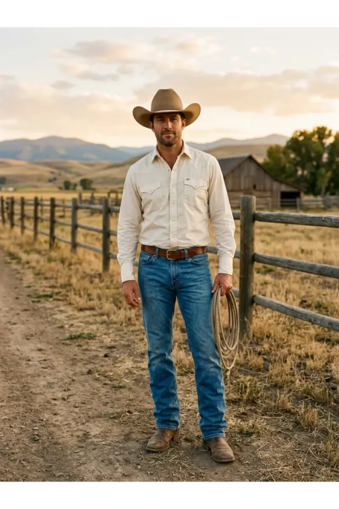  Cowboy Outfit with a Cowboy Hat