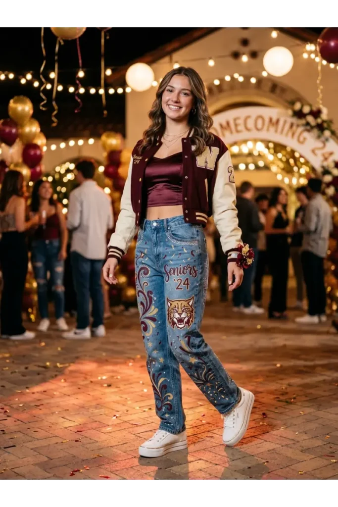 Senior Spirit Jeans and Pants: 25 Creative Ideas for Senior Year, Homecoming & School Spirit 7 Senior Homecoming Jeans
