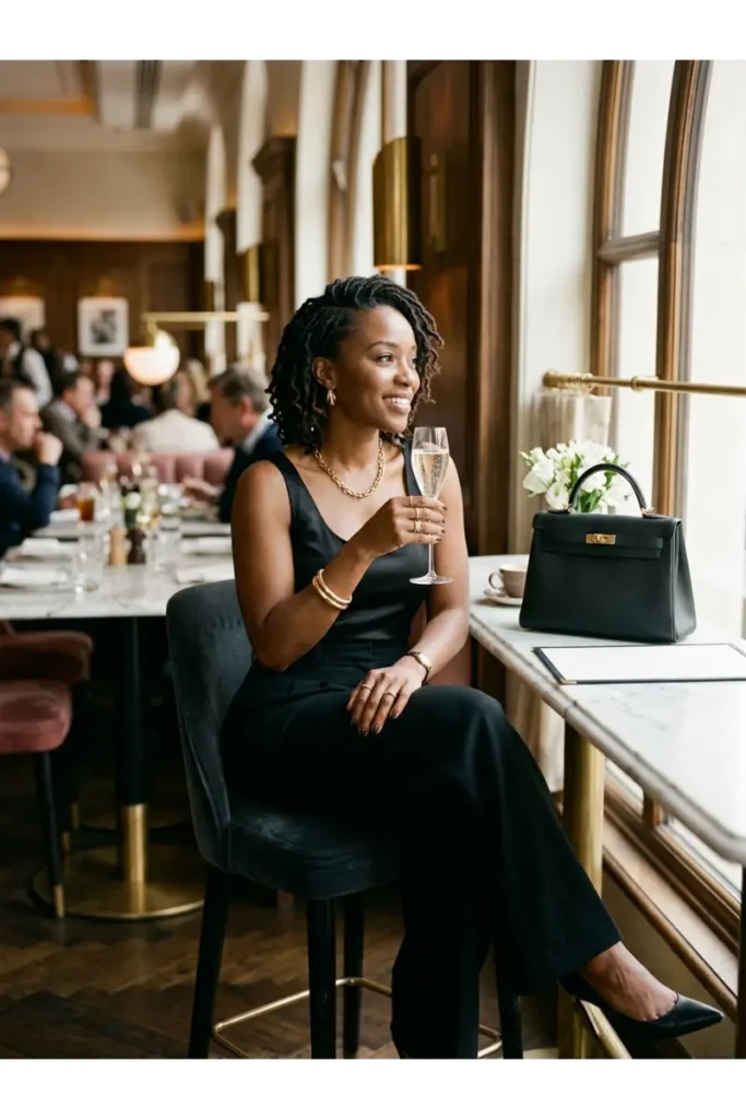 Brunch Outfit Ideas Black Women: 25 Stylish Looks for Every Vibe 10 All-Black Brunch Outfit