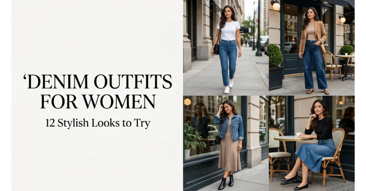 Denim Outfits for Women: 12 Stylish Looks to Wear on Repeat 5 denim outfits for women