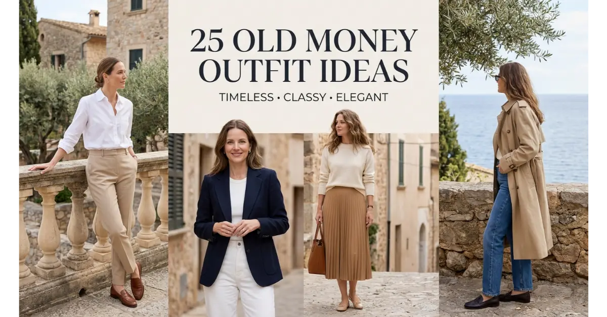 old money outfit women