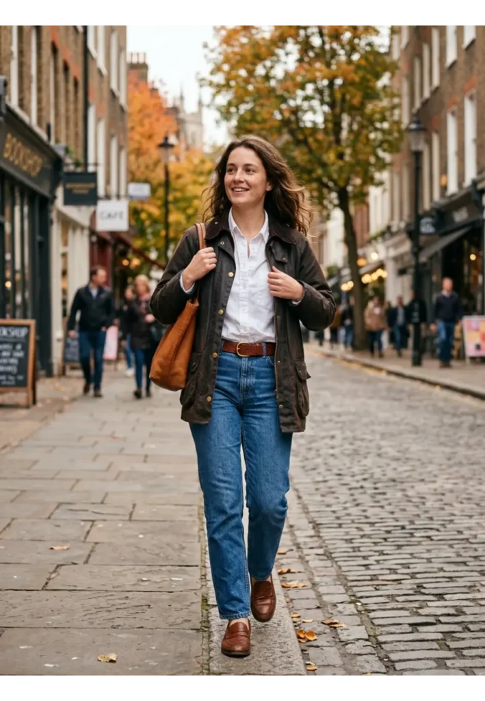 10. Barn Jacket with a Button Down Shirt