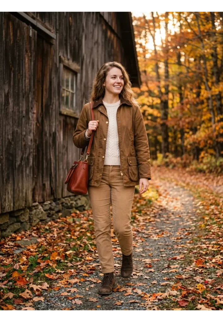 11. Barn Jacket with Corduroy Pants