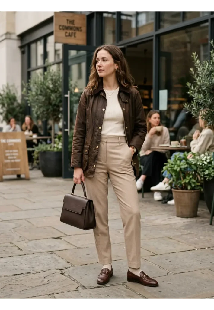 9. Barn Jacket with Tailored Trousers
