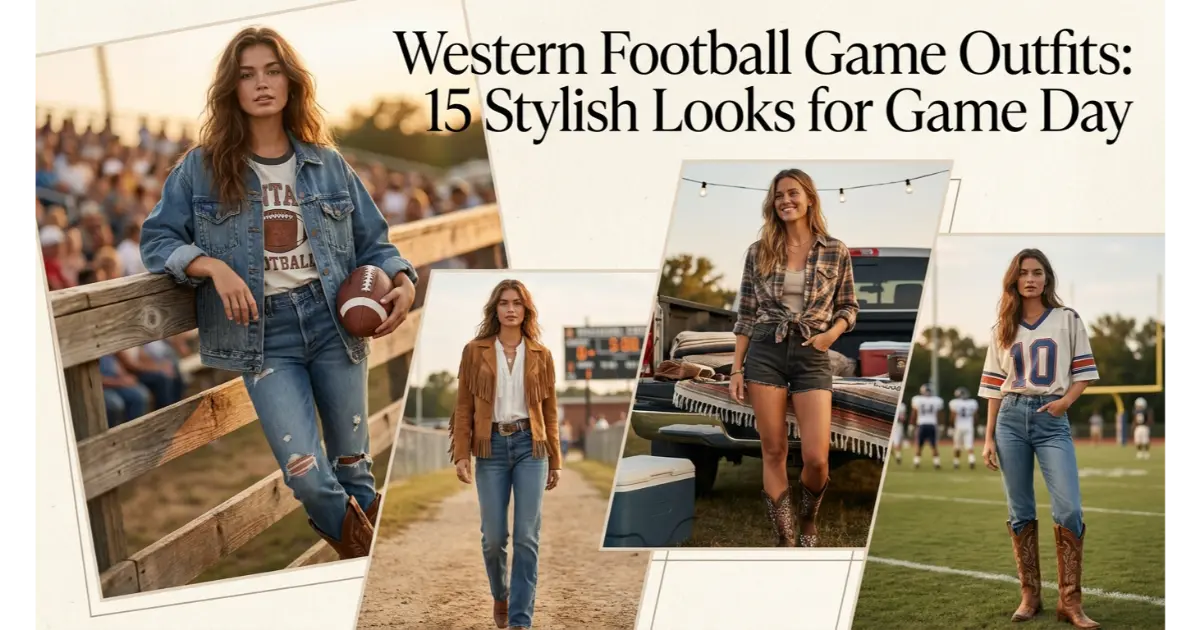 Western Football Game Outfits: 15 Stylish Looks for Game Day 2 Western Football Game Outfits: 15 Stylish Looks for Game Day