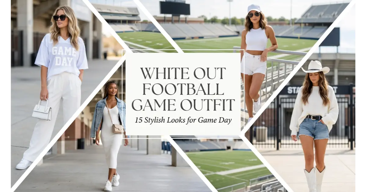 White Out Football Game Outfit: 15 Stylish Looks for Game Day 1 White Out Football Game Outfit: 15 Stylish Looks for Game Day